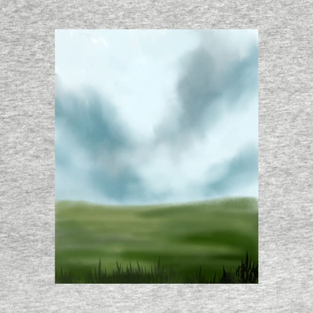 Simpe Abstract Landscape Illustration by gusstvaraonica